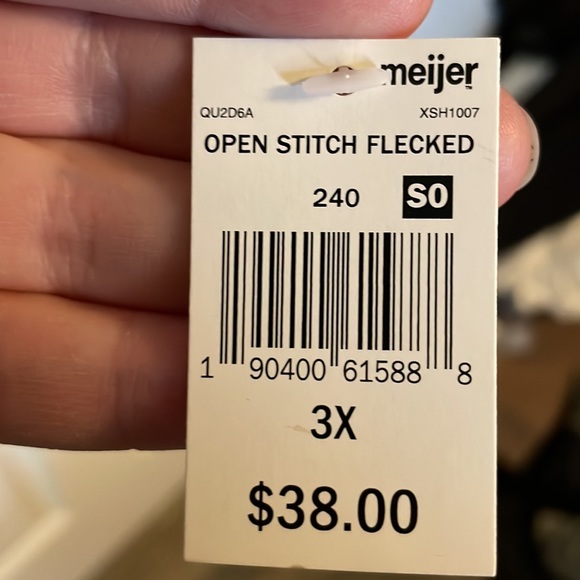 Ladies, 3X pink sweater - Picture 3 of 6